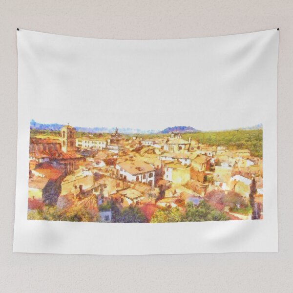 Item preview, Cityscape with wood and mountain designed and sold by Giuseppe Cocco.