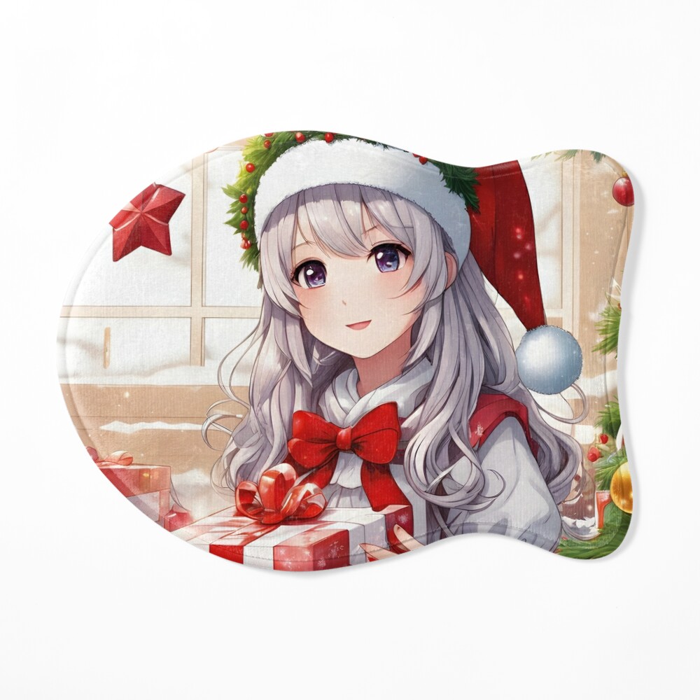 anime girl, Santa Claus, Christmas, Advent