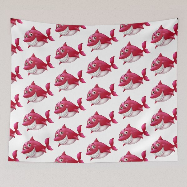 Item preview, happy cartoon whale, cute cartoon red whale, happy red whale designed and sold by GreyStanzione1.