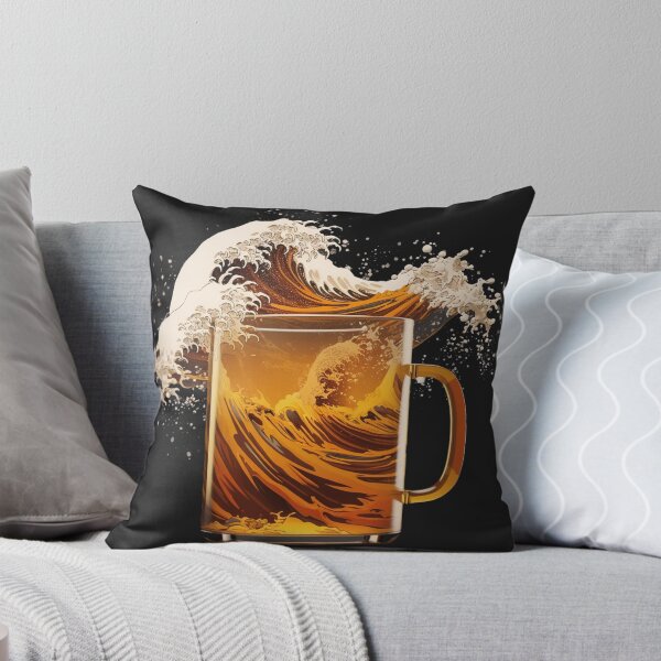 Item preview, The Great Wave Kanagawa of beer  designed and sold by zand-n-zive.