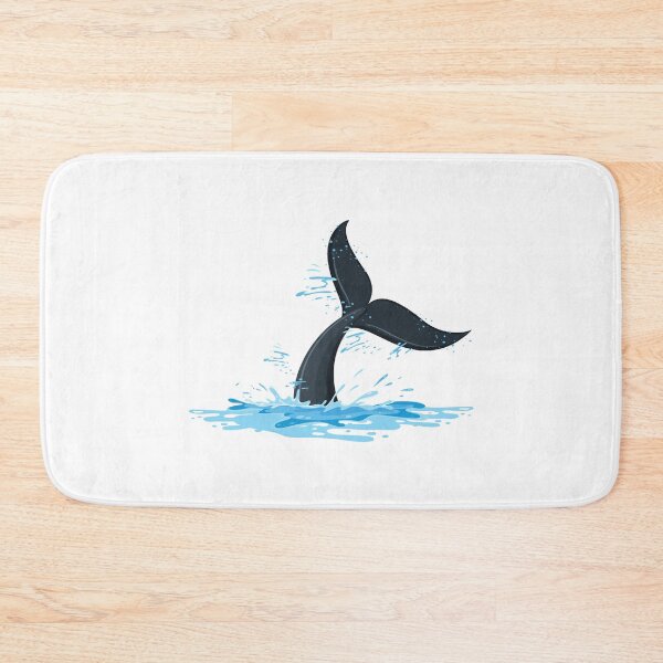 Item preview, tail whale in water, tail whale, tail whale in wave designed and sold by GreyStanzione1.