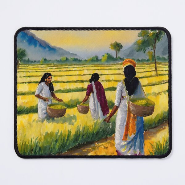 Item preview, Women working in fields designed and sold by fotofeast.