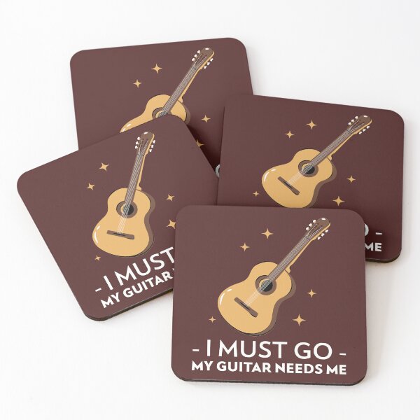 Item preview, I Must Go My Guitar Needs Me (Acoustic Guitar) designed and sold by guvnaguitars.