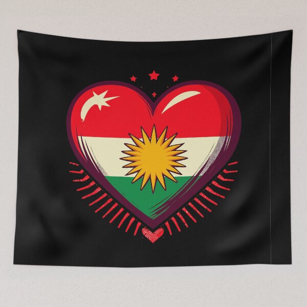 Item preview, Biji kurdistan freedom and love designed and sold by TomFrontierArt.