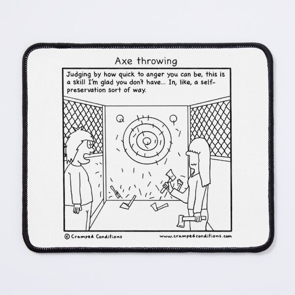 Item preview, Axe throwing designed and sold by Cramped Conditions.