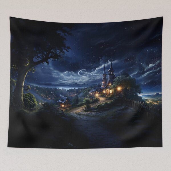 Item preview, Cozy Night Town from Bedtime Story designed and sold by dreamingbliss.