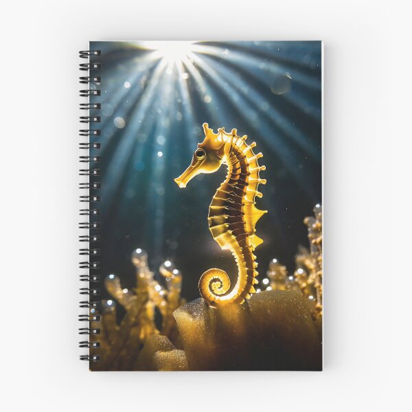 Item preview, Sun light falling on seahorse at bottom of sea designed and sold by fotofeast.