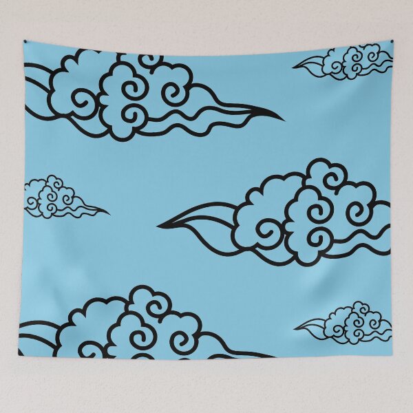 Item preview, Powder Blue clouds Pattern. designed and sold by ARichArts.