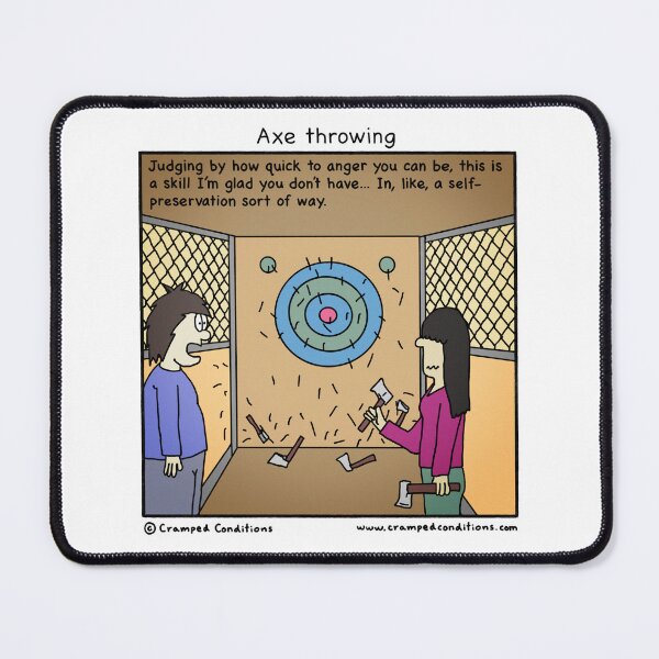 Item preview, Axe throwing designed and sold by Cramped Conditions.