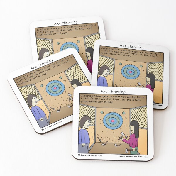 Item preview, Axe throwing designed and sold by Cramped Conditions.