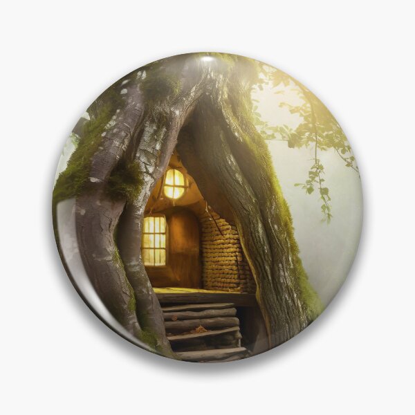 Item preview, Small cottage built in the trunk of an ancient tree designed and sold by fotofeast.