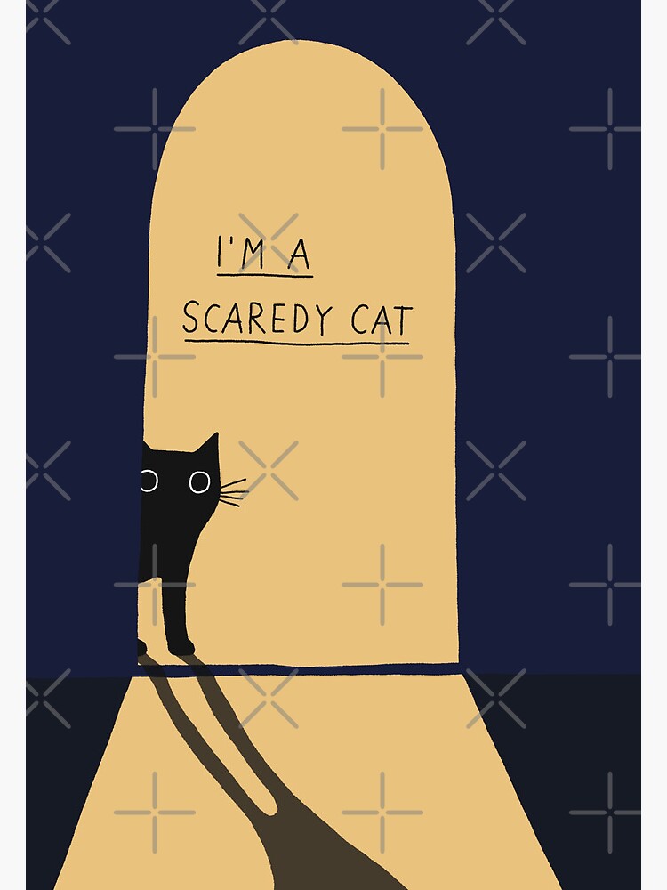 Scaredy Cat | Greeting Card