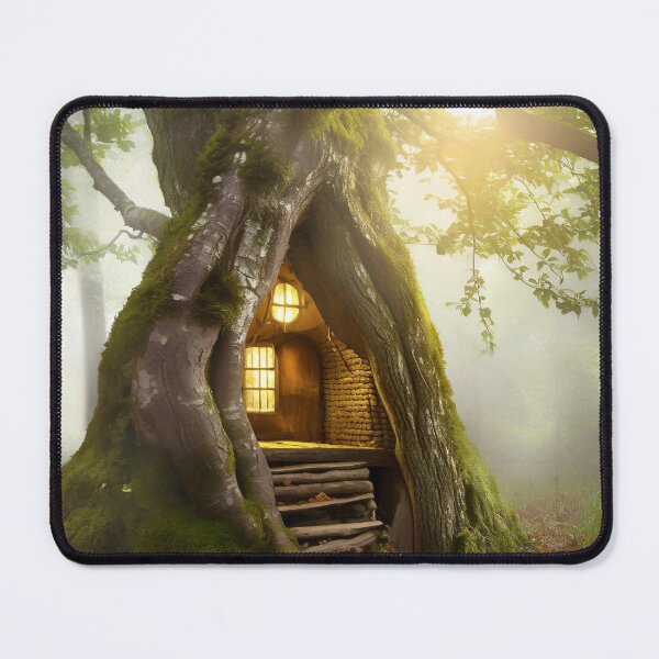 Item preview, Small cottage built in the trunk of an ancient tree designed and sold by fotofeast.
