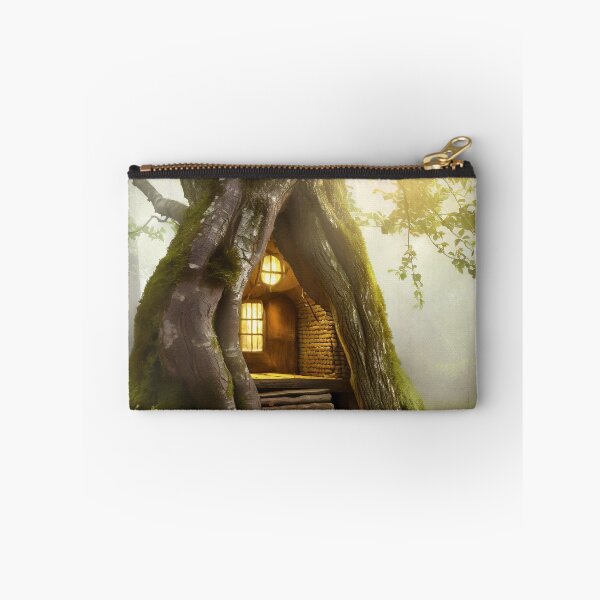 Item preview, Small cottage built in the trunk of an ancient tree designed and sold by fotofeast.
