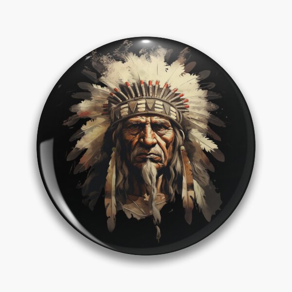 Item preview, American Indian In Vintage Style designed and sold by Elisabeth840.