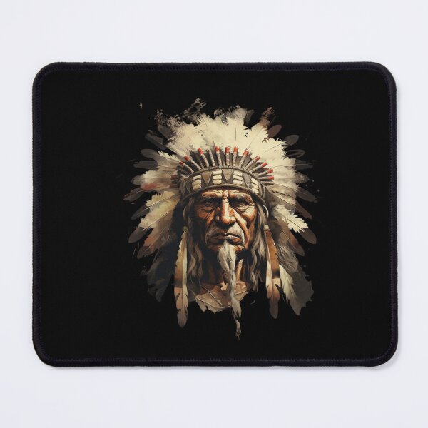 Item preview, American Indian In Vintage Style designed and sold by Elisabeth840.