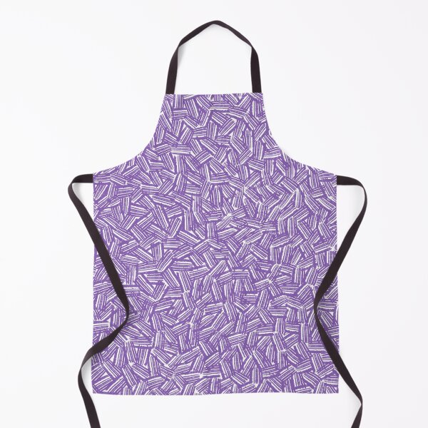 Item preview, Abstract Small Brush Strokes Pattern - Purple and White designed and sold by DeStract.