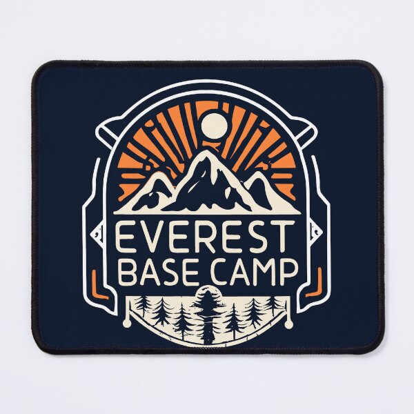 Item preview, Everest Base Camp Nepal - Retro Himalayas Mountain  designed and sold by madtoyman.