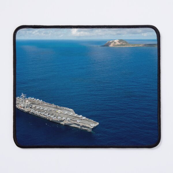 Item preview, STK109408M-USS Ronald Reagan underway off the island of Iwo Jima, Japan. designed and sold by StocktrekImages.
