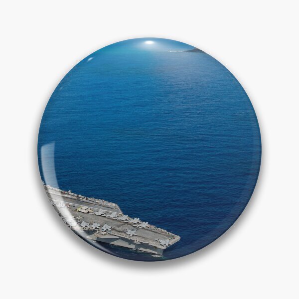 Item preview, STK109408M-USS Ronald Reagan underway off the island of Iwo Jima, Japan. designed and sold by StocktrekImages.