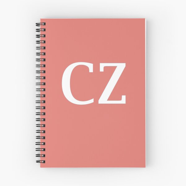 Item preview, CZ Initials Monogram Elegant White Letters designed and sold by Jeallan Designs.