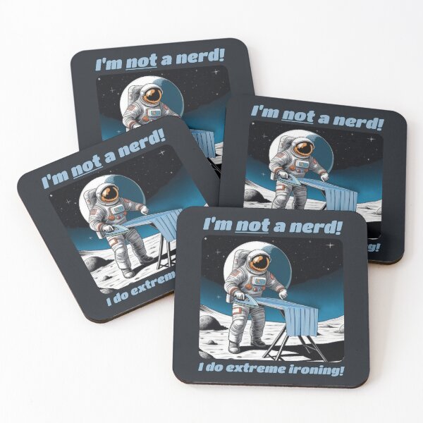 Item preview, I'm NOT a nerd! I do EXTREME IRONING! designed and sold by SolidEarthArt.