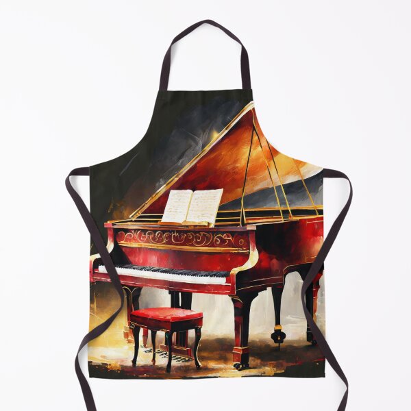 Item preview, Grand red piano with glowing lights designed and sold by fotofeast.