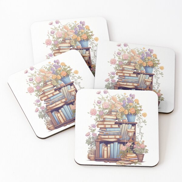 Item preview, Bookworm and Rose art: Blooming Book Lover Gift designed and sold by Thanatphak Tansakul.