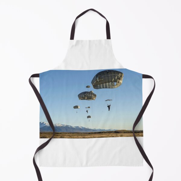 Item preview, STK109397M-U.S. Army Soldiers descend through the sky over Alaska. designed and sold by StocktrekImages.
