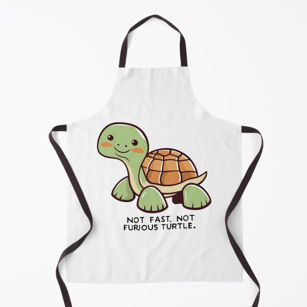Item preview, Not Fast, Not Furious Turtle designed and sold by DashBliss.