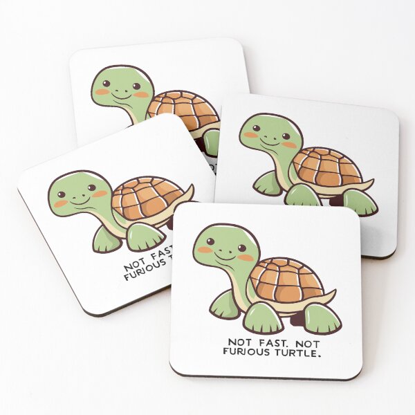 Item preview, Not Fast, Not Furious Turtle designed and sold by DashBliss.