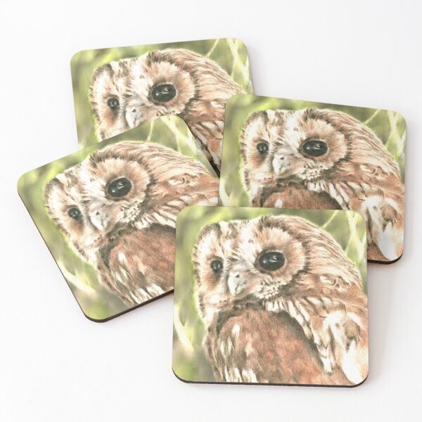Item preview, Tawny owl coloured pencil drawing for charity designed and sold by JayTCee.