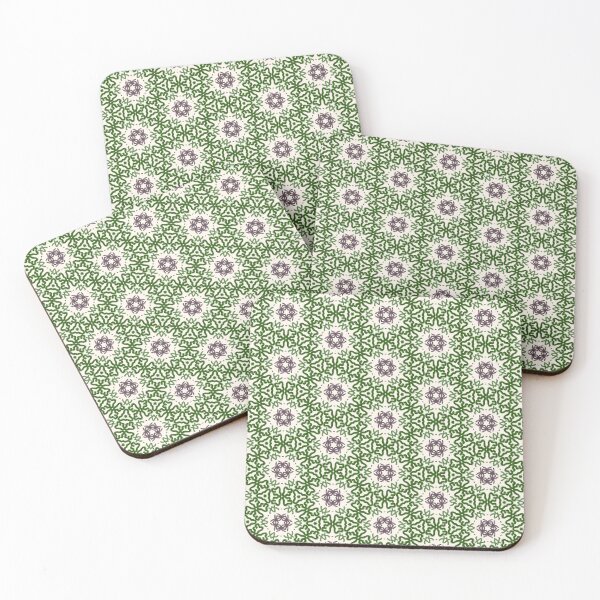 Item preview, green hexagons designed and sold by ritusdesigns.