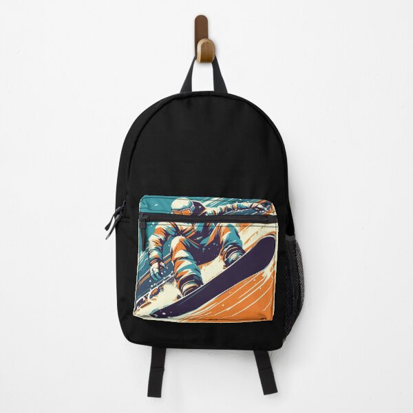 Item preview, snowboarder retro designed and sold by TomFrontierArt.