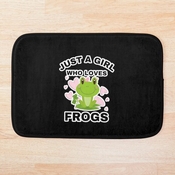 Item preview, just a girl who loves frogs designed and sold by creativerooney.