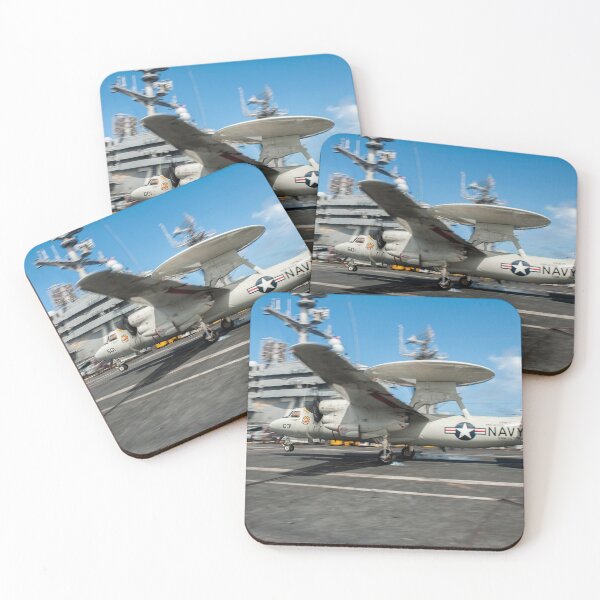 Item preview, STK109390M-An E-2C Hawkeye lands on the flight deck of USS Harry S. Truman. designed and sold by StocktrekImages.
