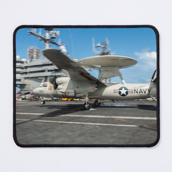 Item preview, STK109390M-An E-2C Hawkeye lands on the flight deck of USS Harry S. Truman. designed and sold by StocktrekImages.