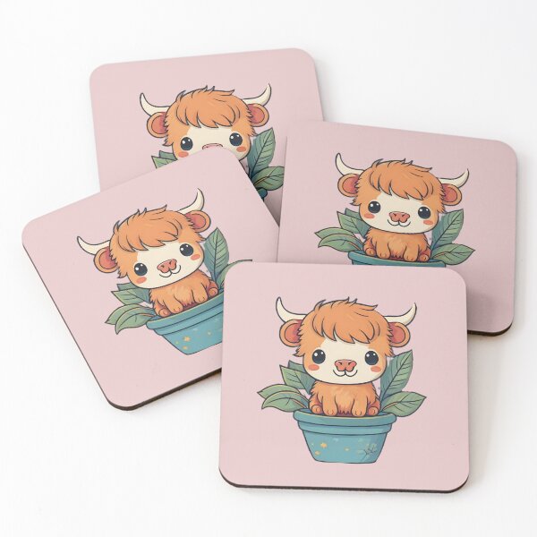 Item preview, Cute Scottish Highland baby cow designed and sold by Nolan6.