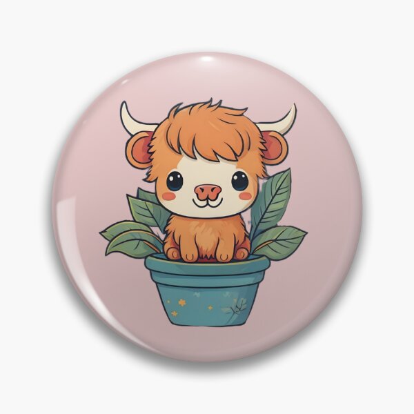 Item preview, Cute Scottish Highland baby cow designed and sold by Nolan6.