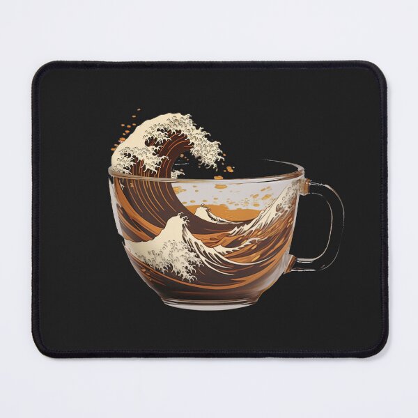 Item preview, The Great Wave Kanagawa of Coffee designed and sold by zand-n-zive.