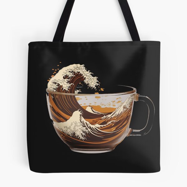 Item preview, The Great Wave Kanagawa of Coffee designed and sold by zand-n-zive.