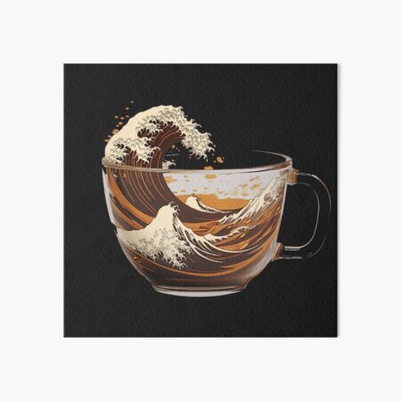 Artikel-Vorschau von Die große Kanagawa-Welle des Kaffees, designt und verkauft von zand-n-zive.
