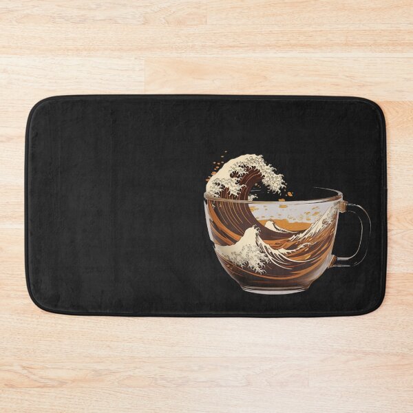 Item preview, The Great Wave Kanagawa of Coffee designed and sold by zand-n-zive.