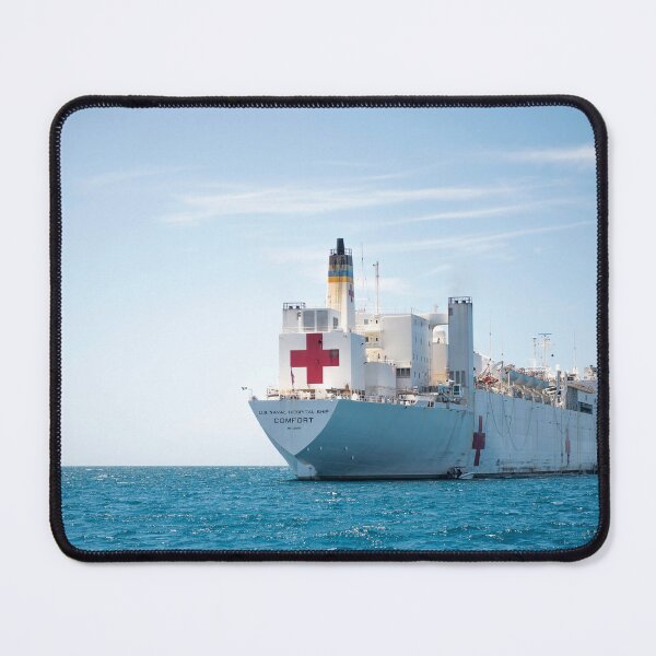 Item preview, STK109383M-The Military Sealift Command hospital ship USNS Comfort. designed and sold by StocktrekImages.