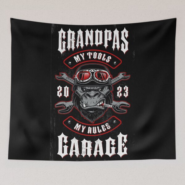 Item preview, GRANDPAS GARAGE, MY TOOLS MY RULES. designed and sold by angrypixelart.
