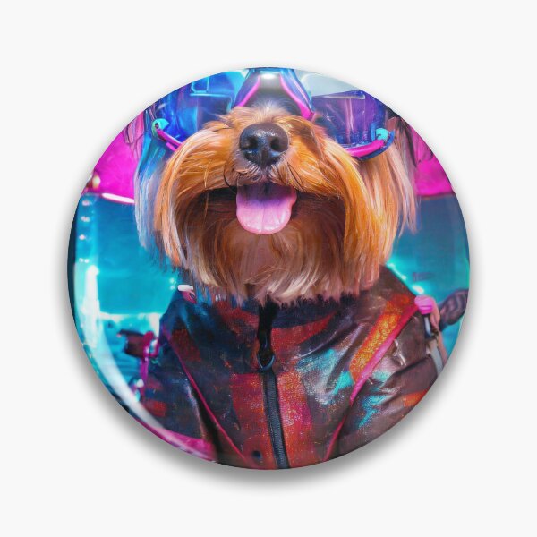 Item preview, Futuristic punk dog designed and sold by fotofeast.