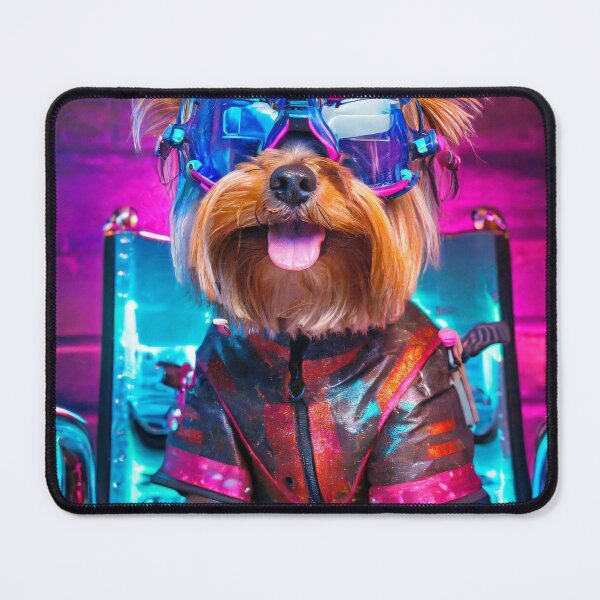 Item preview, Futuristic punk dog designed and sold by fotofeast.