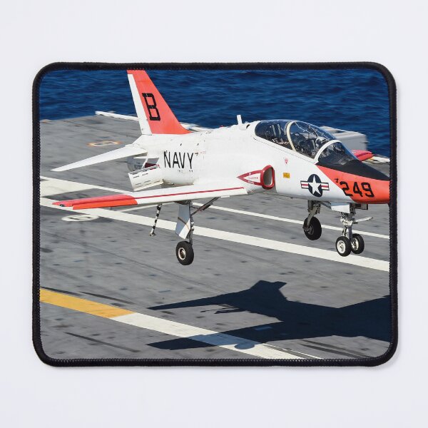 Item preview, STK109382M-A T-45C Goshawk prepares to land on the flight deck of USS Dwight D. Eisenhower. designed and sold by StocktrekImages.