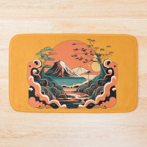 Item preview, Japanese style sunset 1 designed and sold by rayo-art.