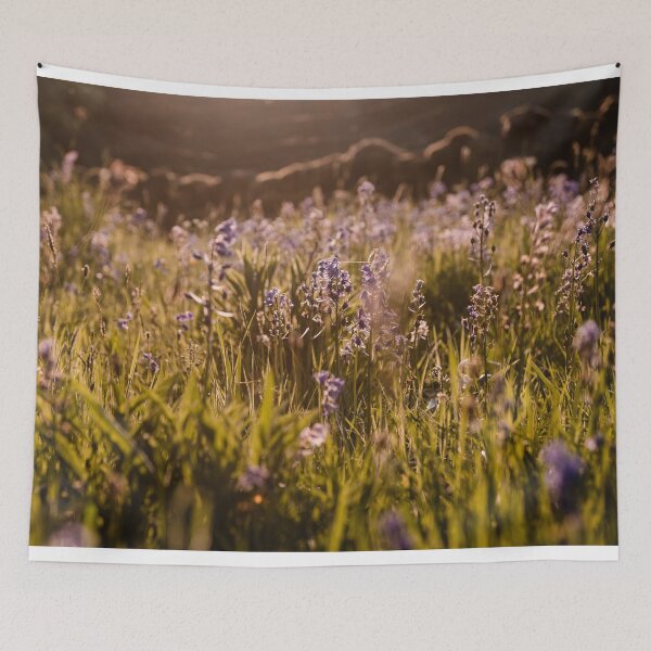 Item preview, Purple flowers at sunset designed and sold by Insnaptive.